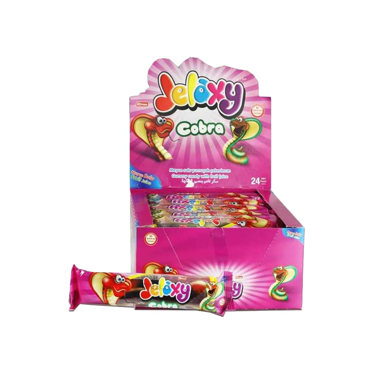 Elvan-Jelaxy-Cobra-Gummy-Candy-with-Fruit-Flavor-in-Box-20-gr-0.70oz-24-Pieces (1)
